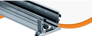 Super Aluminum guide trough