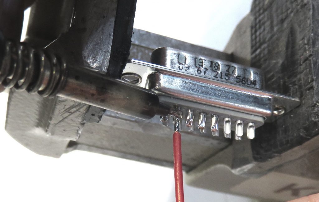 Phase 2 of the soldering process: the flow